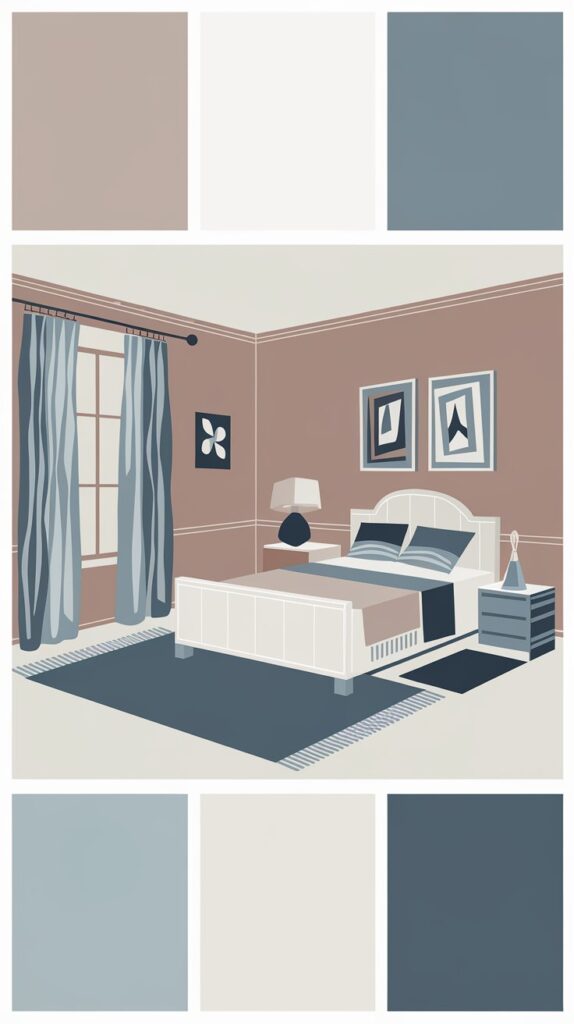 What color palette best captures the mood you want in your bedroom?