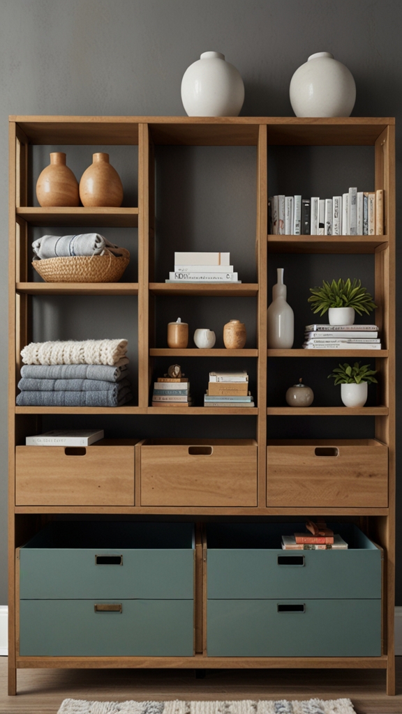 How can I maximize storage in a small bedroom without compromising style?