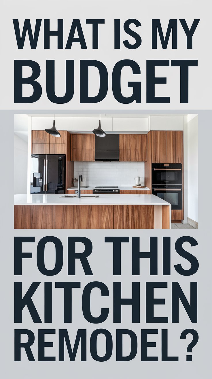 What is my budget for this kitchen remodel?