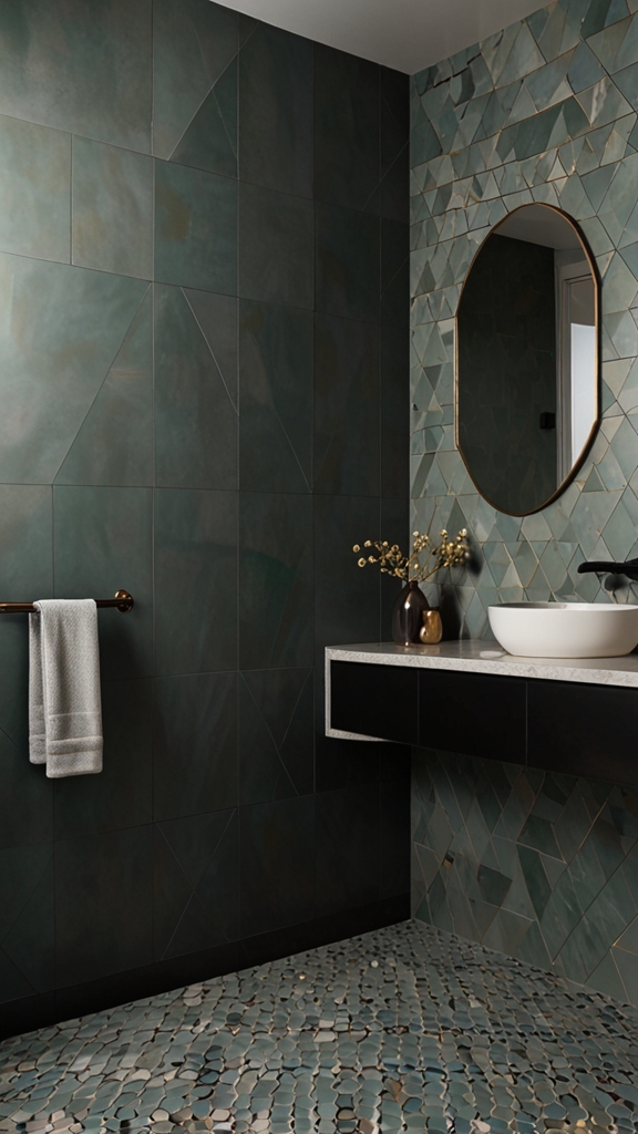 What are the latest trends in bathroom tiles for 2025?