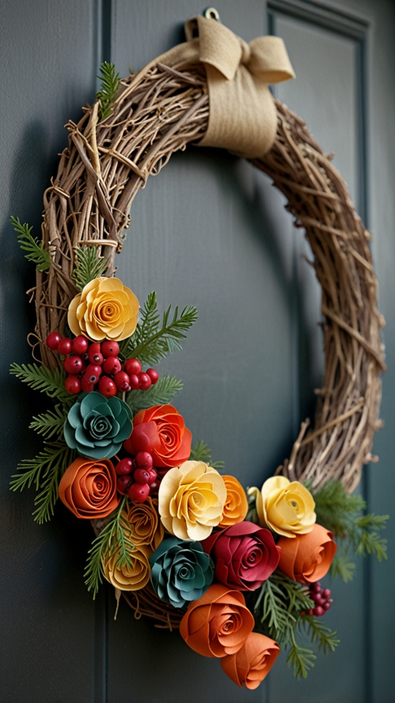 What are some DIY Christmas decoration ideas for a personalized living room look?