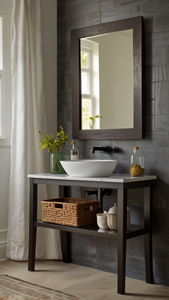 How do you choose the right accessories to complement your bathroom style?