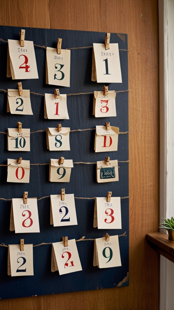 What are some DIY Christmas decoration ideas for a personalized living room look?