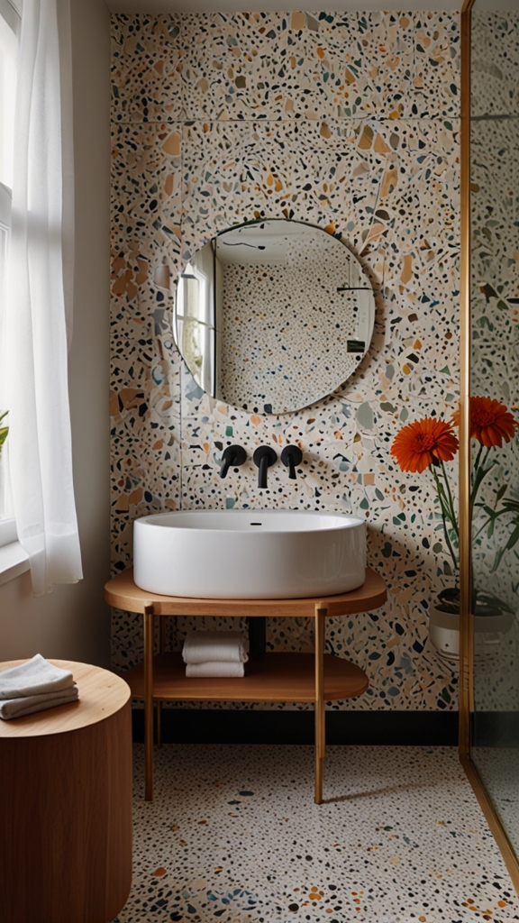 What are the latest trends in bathroom tiles for 2025?