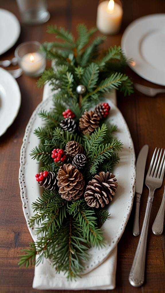 What are the best DIY Christmas centerpiece ideas for a festive dining table?