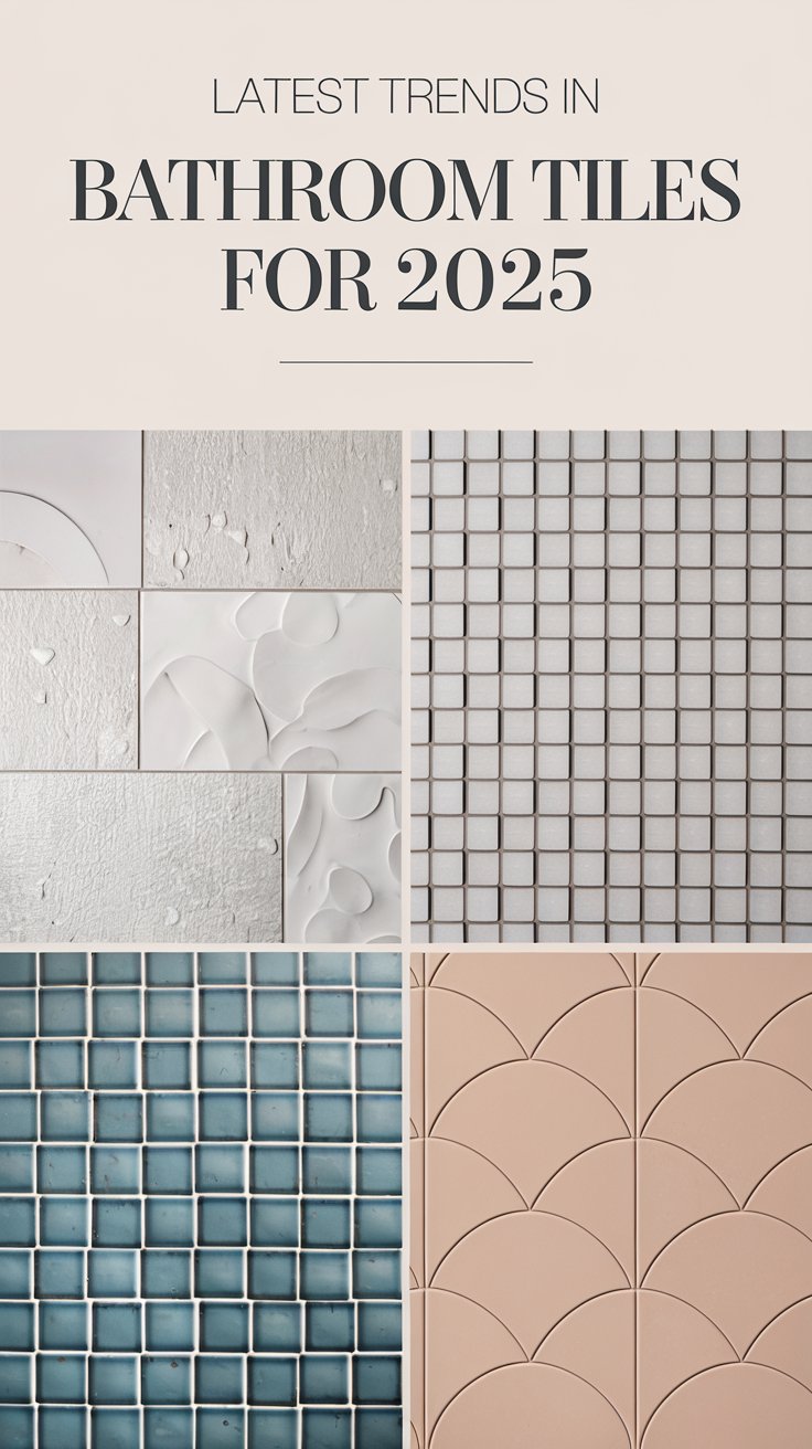 What are the latest trends in bathroom tiles for 2025?