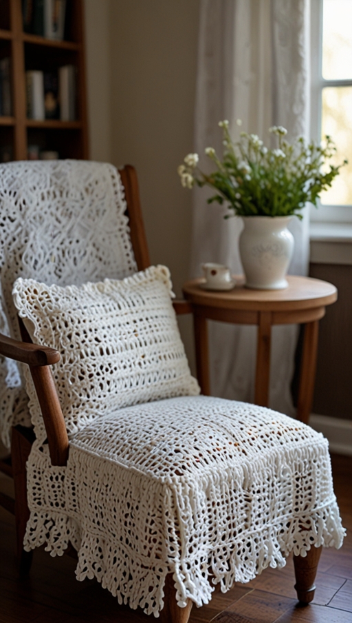 Can you suggest creative crochet ideas for home décor?