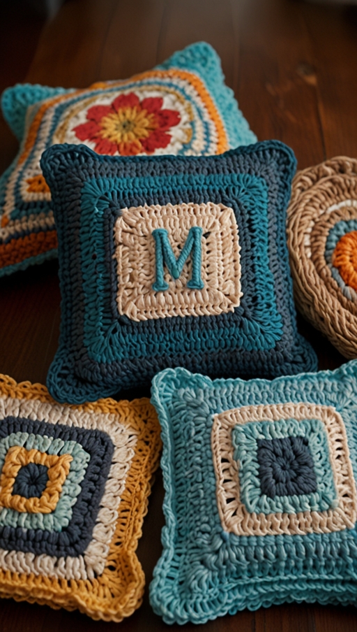 Can you suggest creative crochet ideas for home décor?