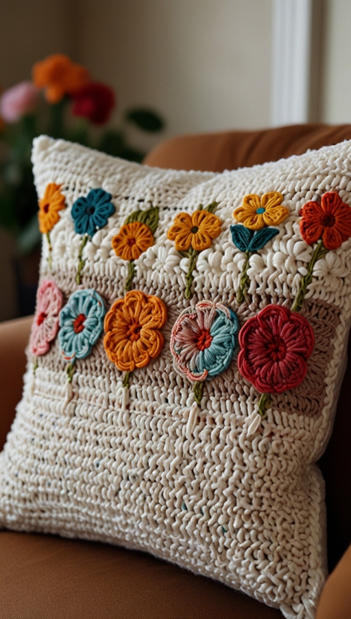 Can you suggest creative crochet ideas for home décor?