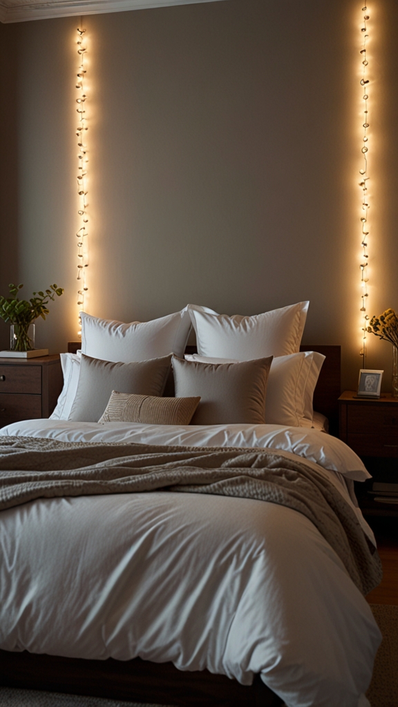 How can I incorporate a cozy yet minimalist vibe into my bedroom decor?