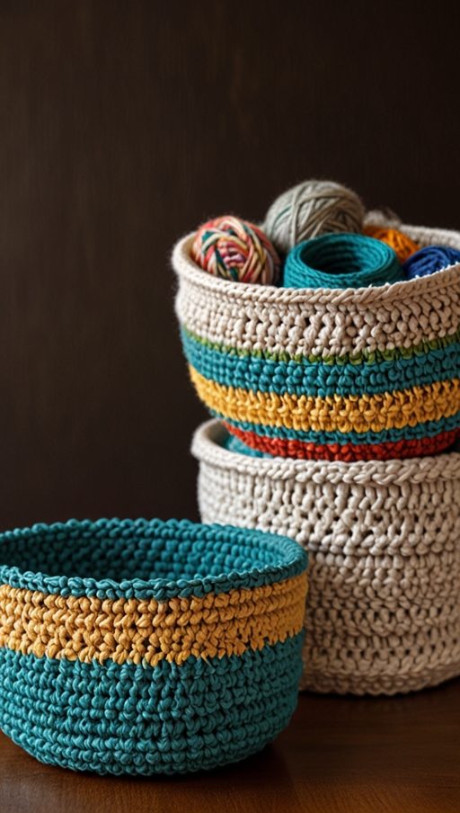 Can you suggest creative crochet ideas for home décor?