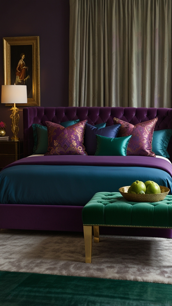 What are the latest color trends for modern bedroom designs?