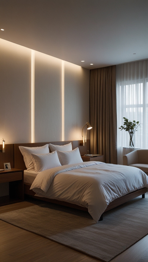 How do I choose the perfect lighting to create a relaxing bedroom ambiance?