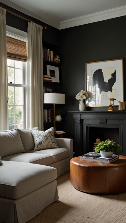What are some creative ideas for arranging furniture in a small living room?