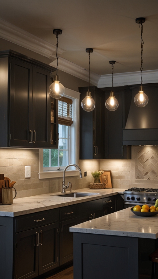 Lighting is one of the most crucial elements in kitchen design. A well-lit kitchen is not only aesthetically pleasing but also functional, ensuring safety, efficiency, and a warm ambiance.