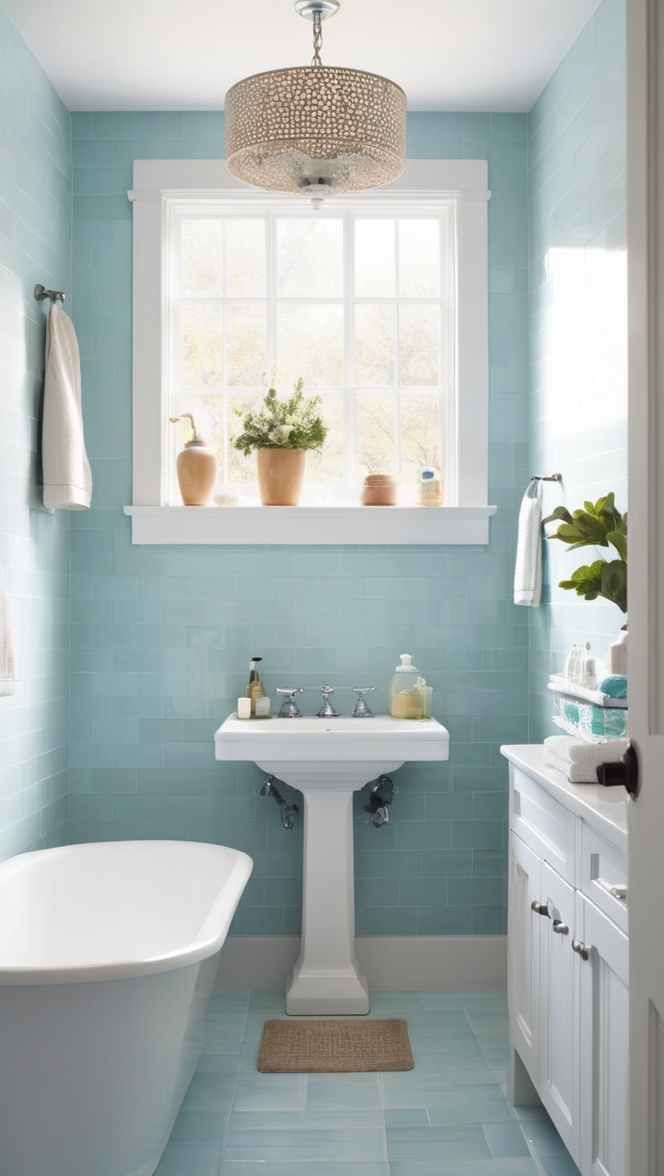 blue tile, bathroom tile, blue bathroom, tile shop, tile store