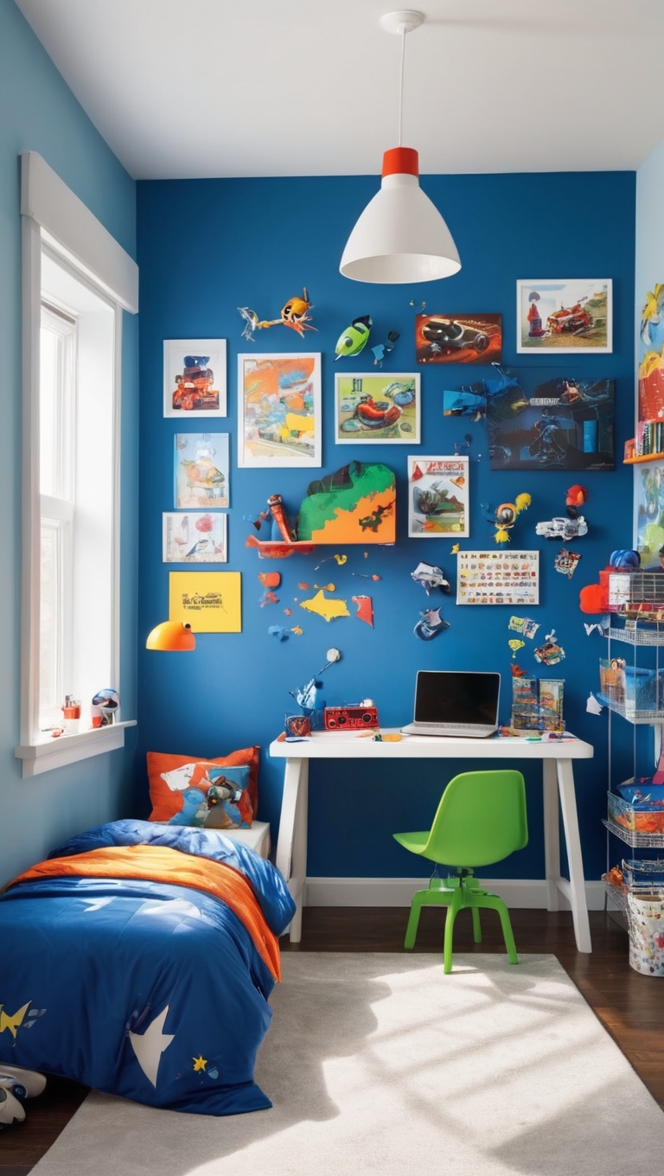 gaming setup, gaming room decor, teen gaming bedroom, video game bedroom, gamer room design