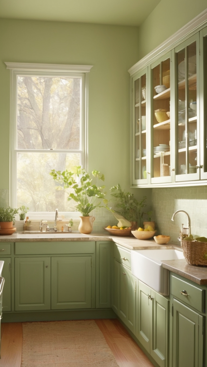 greenery kitchen design, eco-friendly kitchen, sustainable kitchen remodel, organic kitchen ideas, nature-inspired kitchen décor