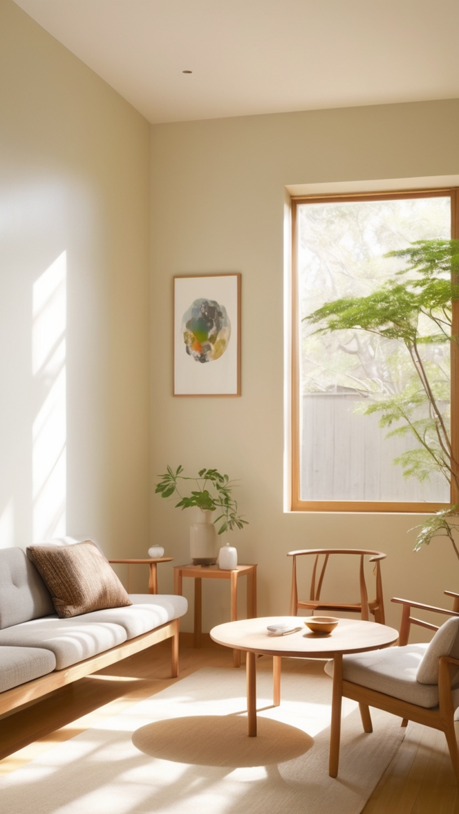 japanese living room design, modern japanese interior, simple japanese decor, elegant Japanese home, traditional Japanese style