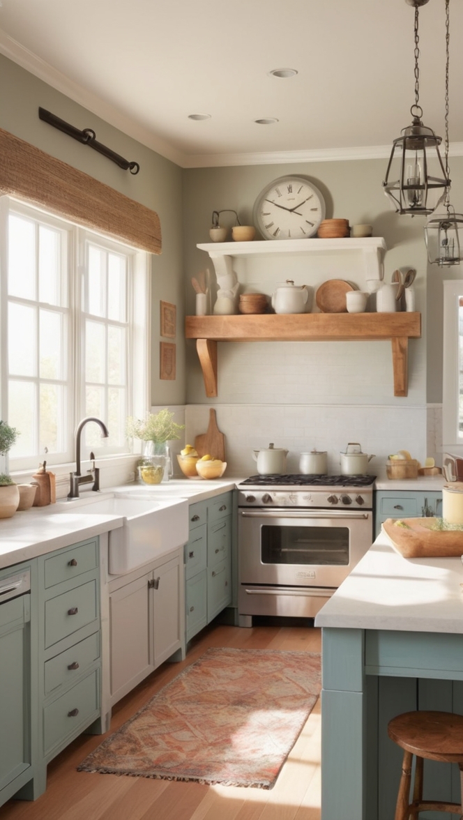 rustic kitchen decor, modern farmhouse kitchen, industrial farmhouse kitchen, country kitchen design, vintage kitchen renovation