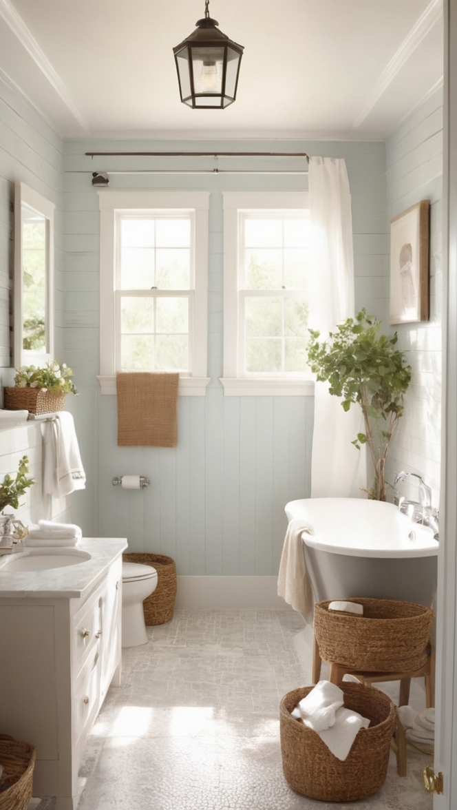 small bathroom renovation, vintage farmhouse bathroom, rustic bathroom design, shabby chic bathroom remodel, modern farmhouse bathroom