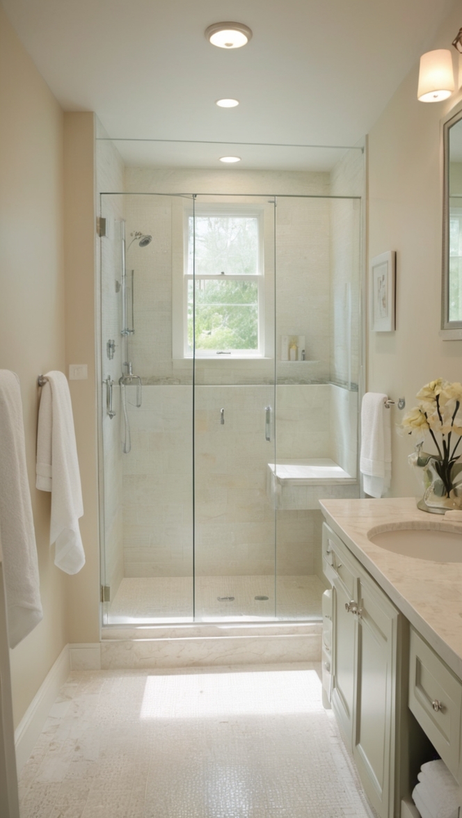bathroom renovation, shower remodel, bathroom design, small bathroom upgrade, shower renovation