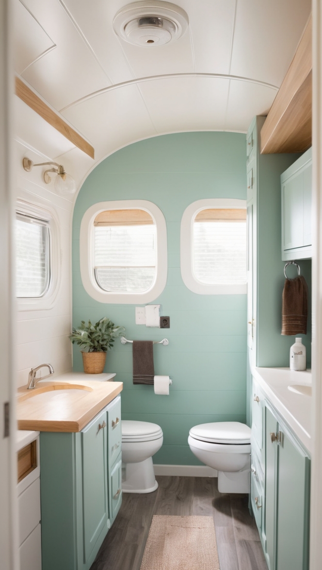 camper renovation, camper makeover, small RV renovation, van conversion, tiny home renovation