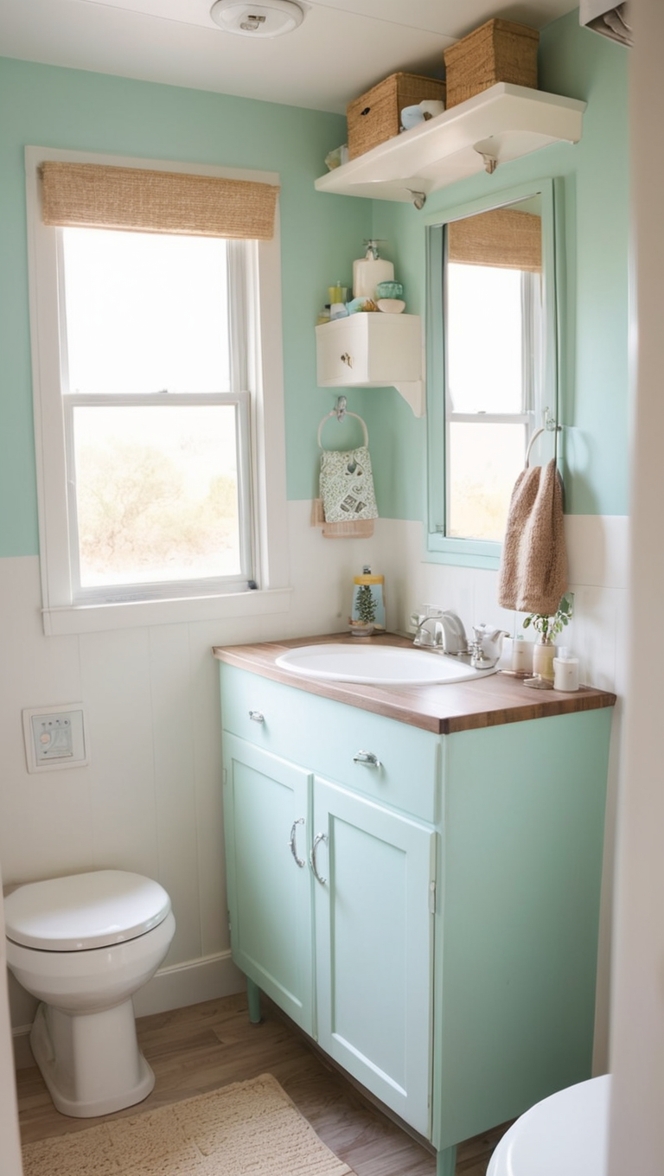 camper renovation, camper makeover, small RV renovation, van conversion, tiny home renovation