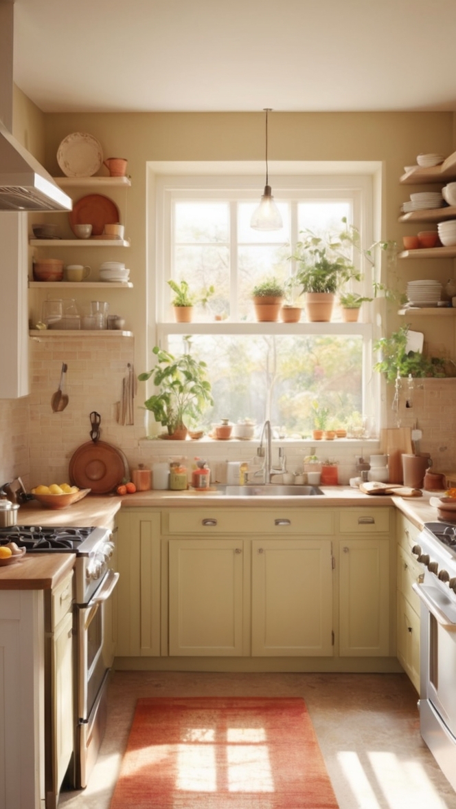 warm kitchen design, luxurious kitchen decor, cozy kitchen renovation, elegant kitchen remodel, inviting kitchen renovation