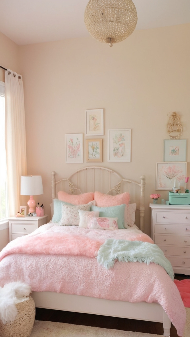cozy bedroom decor, bedroom decorating ideas, feminine bedroom design, elegant bedroom furniture, stylish girl room
