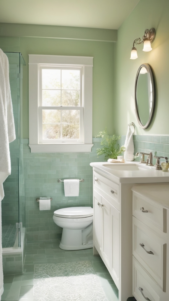 green ceramic tiles, bathroom wall tiles, mosaic bathroom tiles, glass bathroom tiles, subway bathroom tiles