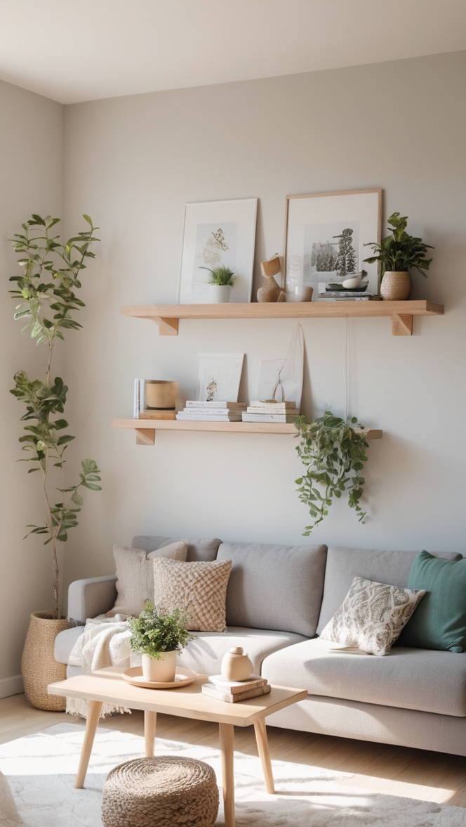 living room decor, interior design, modern home decor, minimalist decor, Scandinavian decor