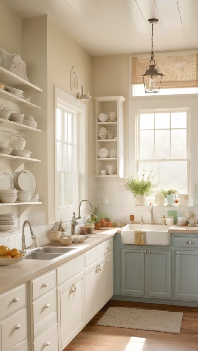 rustic farmhouse decor, country kitchen design, vintage kitchen accessories, farmhouse style cabinets, antique kitchen utensils