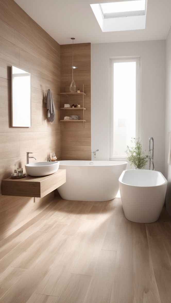 wood look tile, bathroom flooring, wood tile bathroom, tile that looks like wood, bathroom tile design