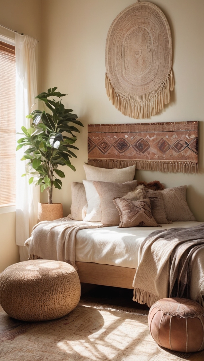 boho comforter set, modern boho decor, boho style bed, boho bedroom accessories, boho bedroom curtains