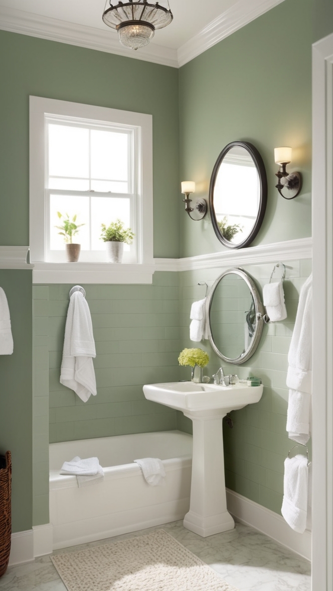 dark green tiles, green bathroom decor, emerald bathroom accessories, forest green bath rugs, moss green bath towels