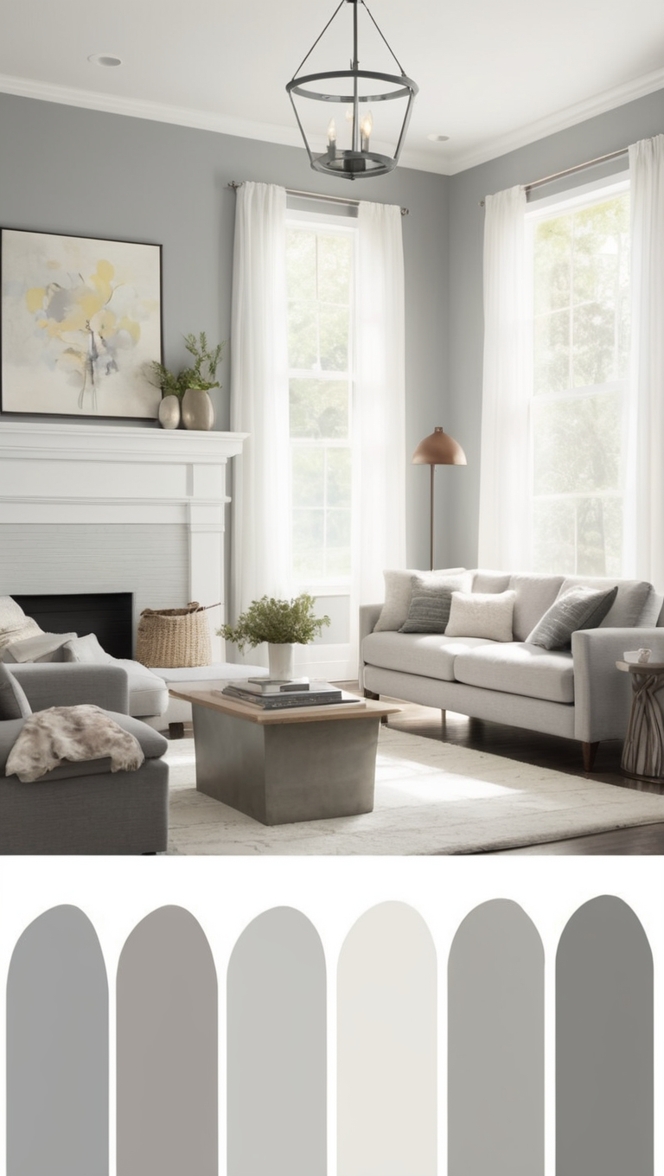 minimalist living room decor, 
simple grey living room, 
modern grey decor, 
contemporary grey interior design, 
stylish minimalist room