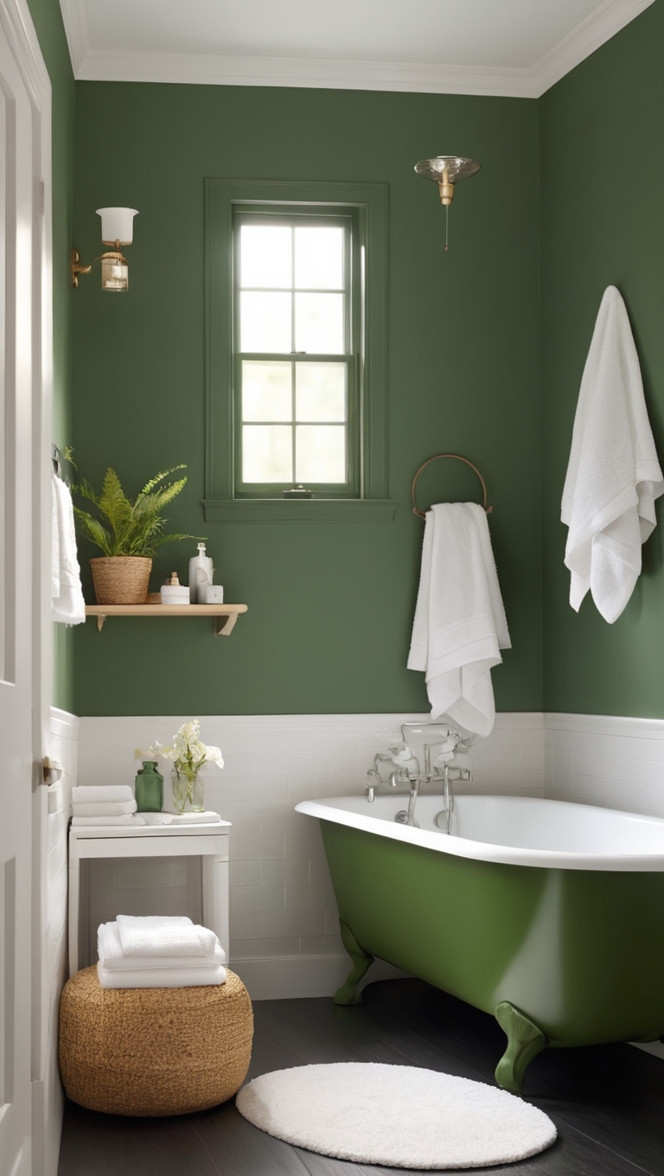 hunter green bath mat, hunter green shower curtain, hunter green bathroom accessories, hunter green bathroom rug, hunter green bathroom decor