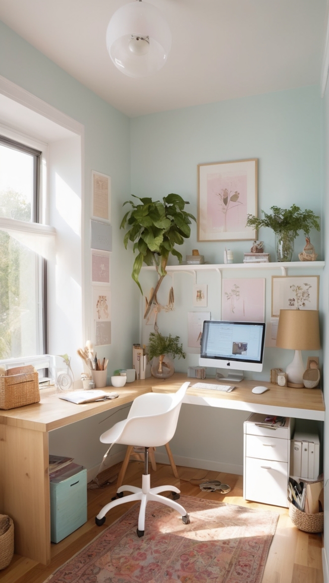 small office desk, modern home office furniture, comfortable office chair, compact desk, space saving office furniture