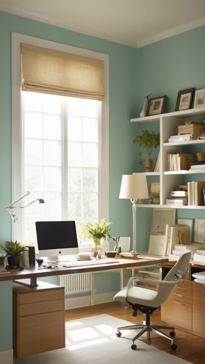 small office furniture, small home office design, small office layout, small office storage ideas, small office decor