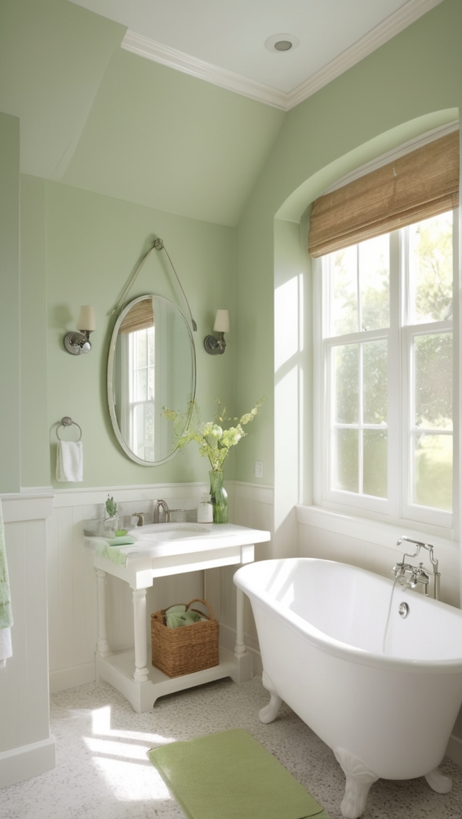 green bathroom tiles, white bathroom design, modern bathroom decor, luxurious bathroom accessories, contemporary bathroom ideas