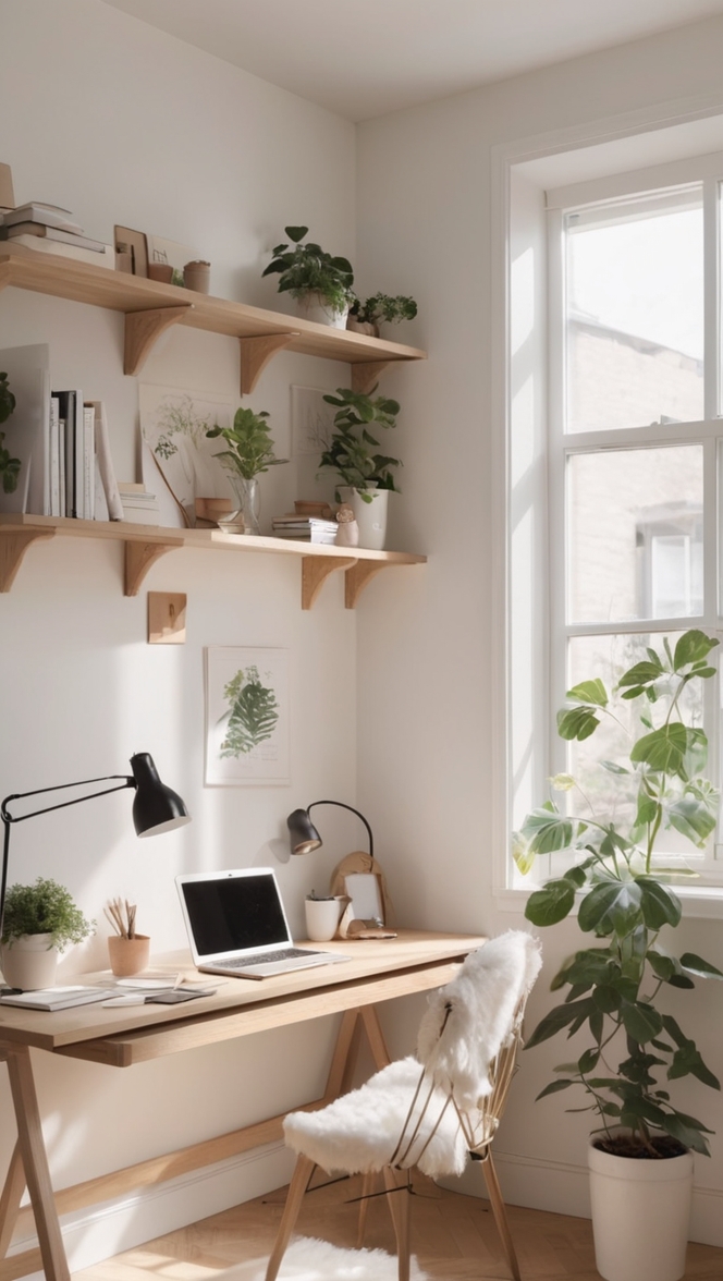 home office decor, minimalist workspace, modern office design, minimalist office furniture, stylish home office