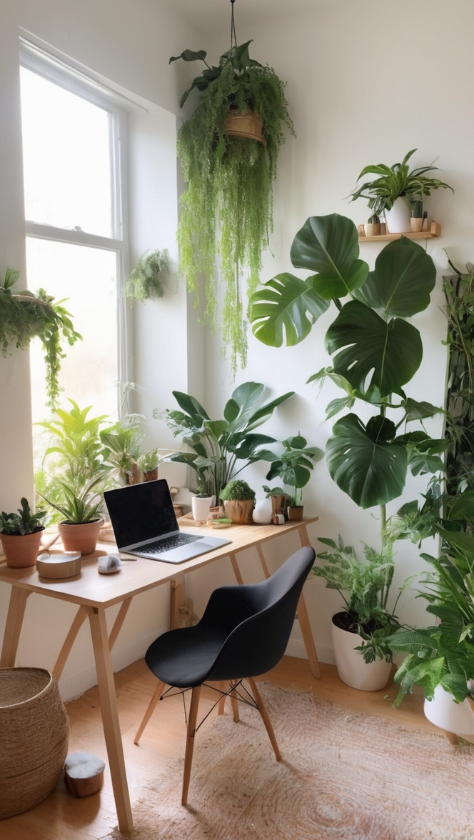 plant decor, modern planters, indoor botanicals, luxury plants, stylish foliage