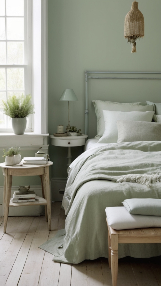 sage green paint colors, sage green bedroom ideas, grey and sage green bedroom, sage green bedroom decor, sage green and grey bedding