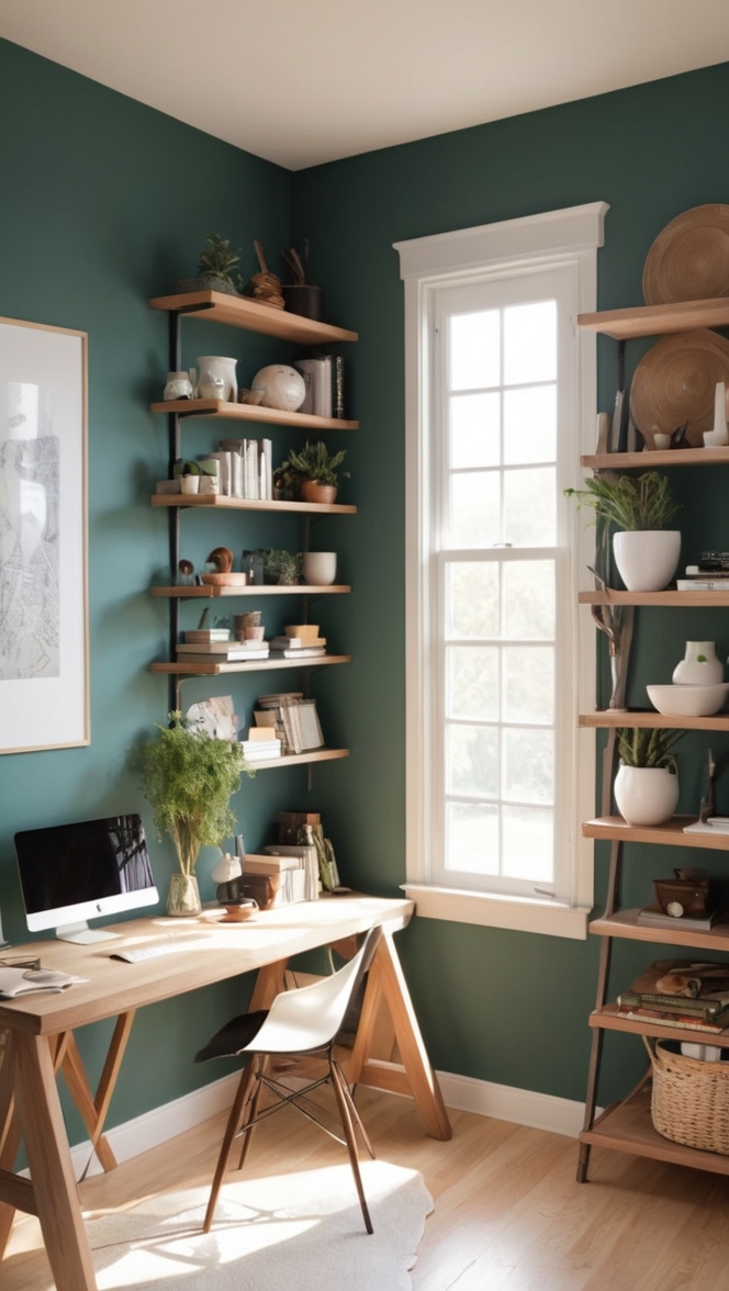 witchy home decor, gothic office supplies, mystical office accessories, dark home office design, occult office decoration