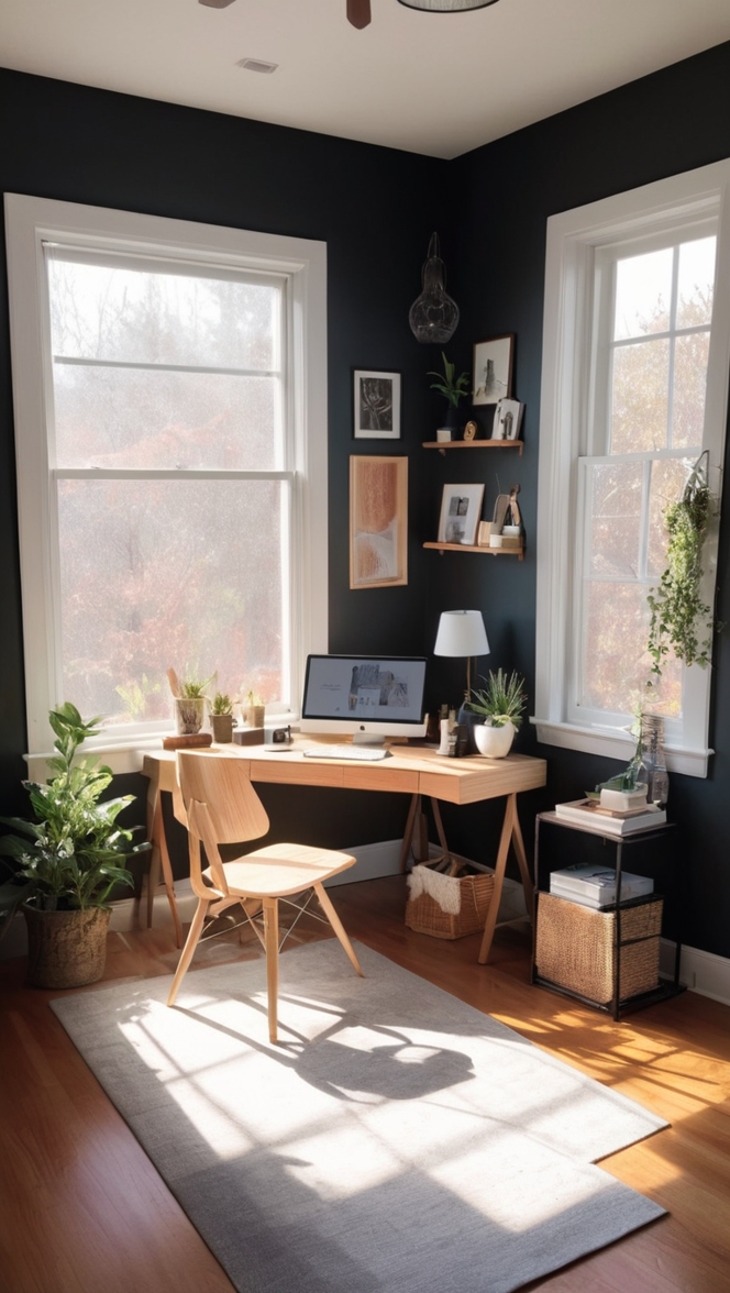 witchy home decor, gothic office supplies, mystical office accessories, dark home office design, occult office decoration