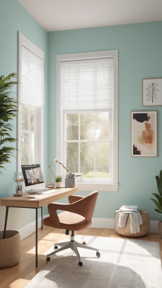 work from home setup, home office design, remote work space, cozy home office, stylish work from home