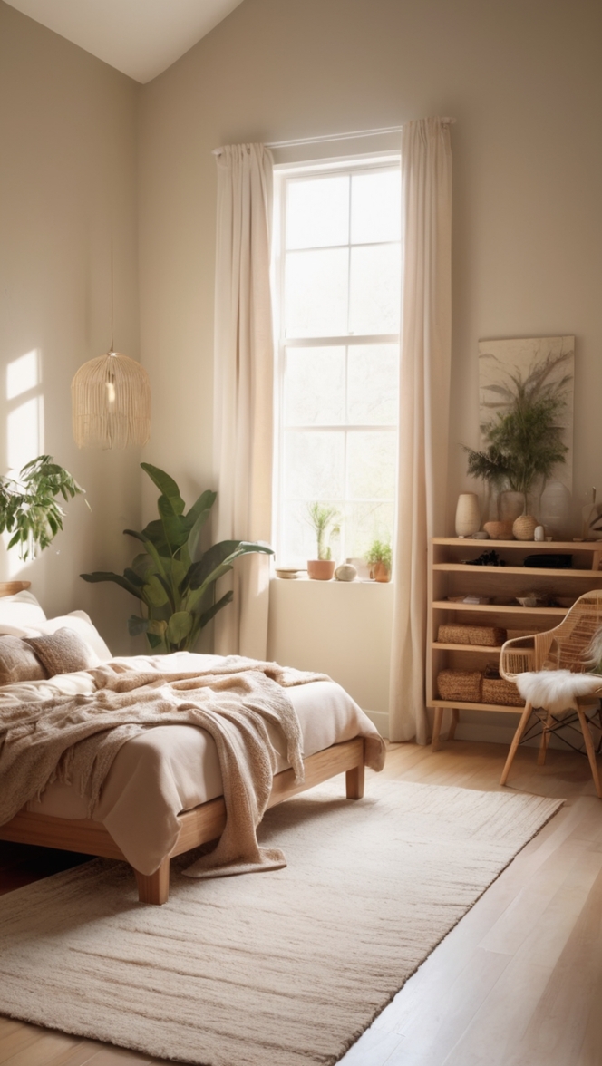 natural bedding, linen sheets, eco-friendly bedroom, organic cotton duvet, sustainable bedroom décor