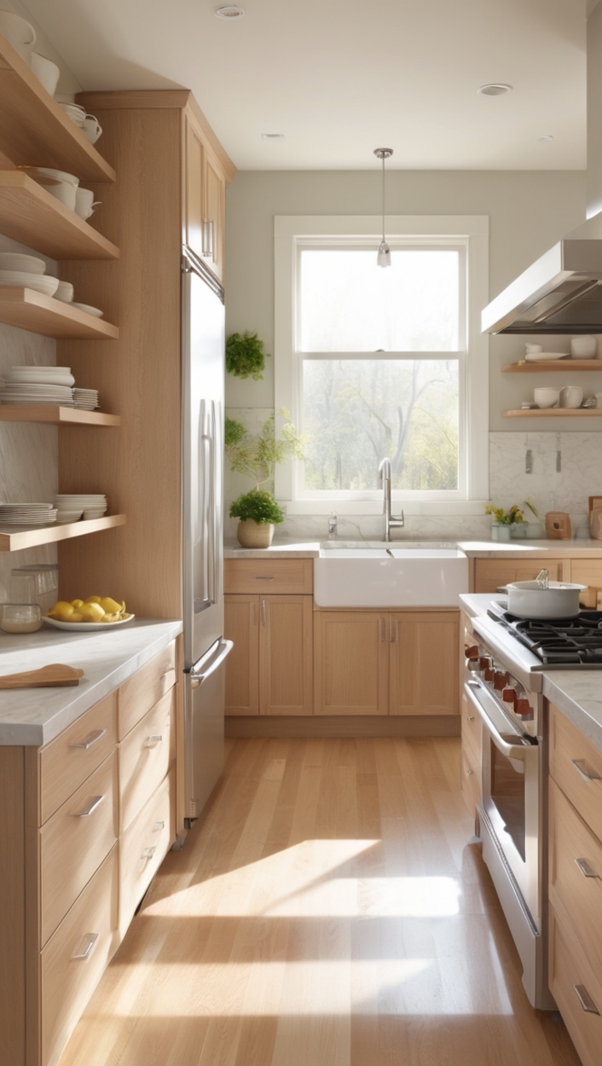 white oak cabinets, kitchen cabinets, custom cabinetry, solid wood cabinets, shaker style cabinets