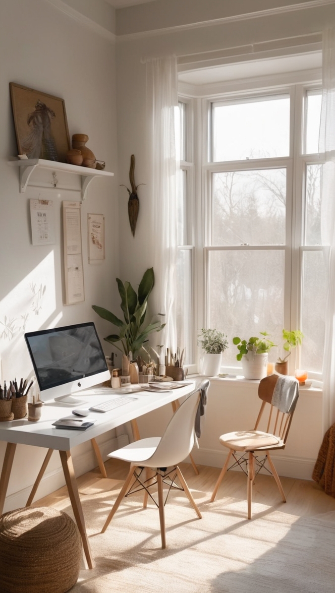 witch aesthetic decor, gothic home office, mystical office design, dark academia workspace, pagan-inspired office aesthetic